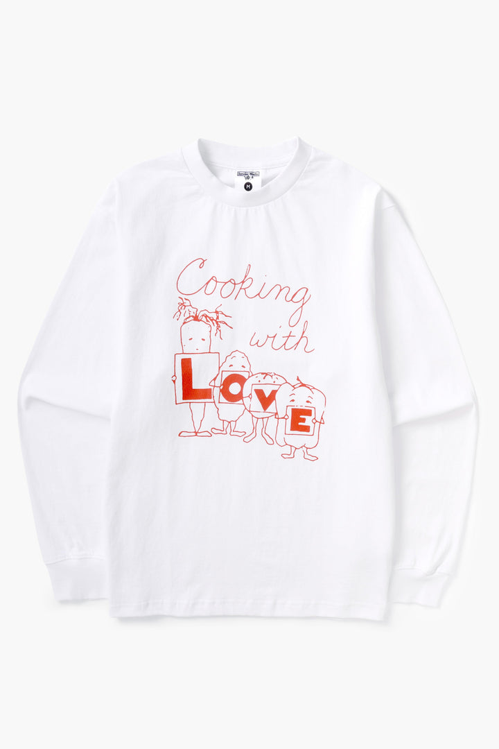 Service Works -  L O V E Long Sleeve Tee - White