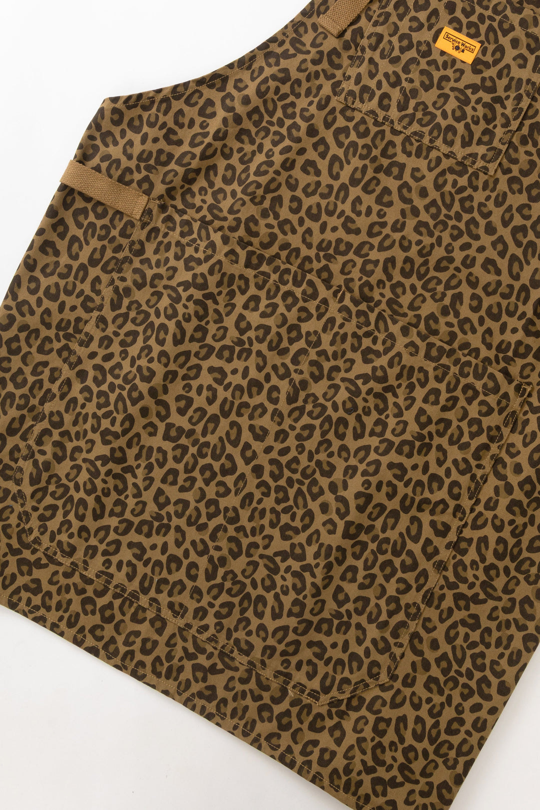 Service Works -  Patterned Apron - Brown Leopard