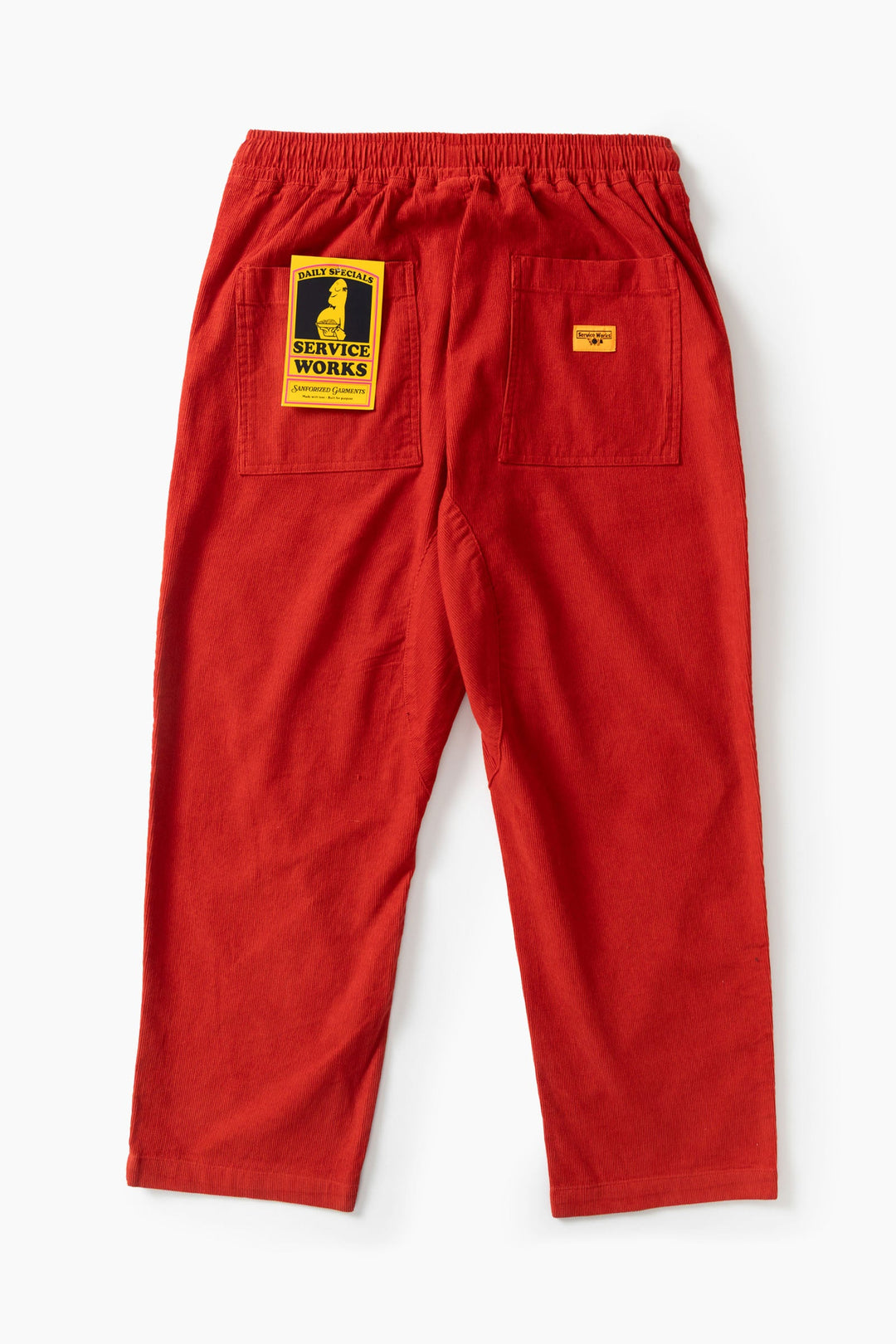Service Works - Fine Cord Chef Pants - Red