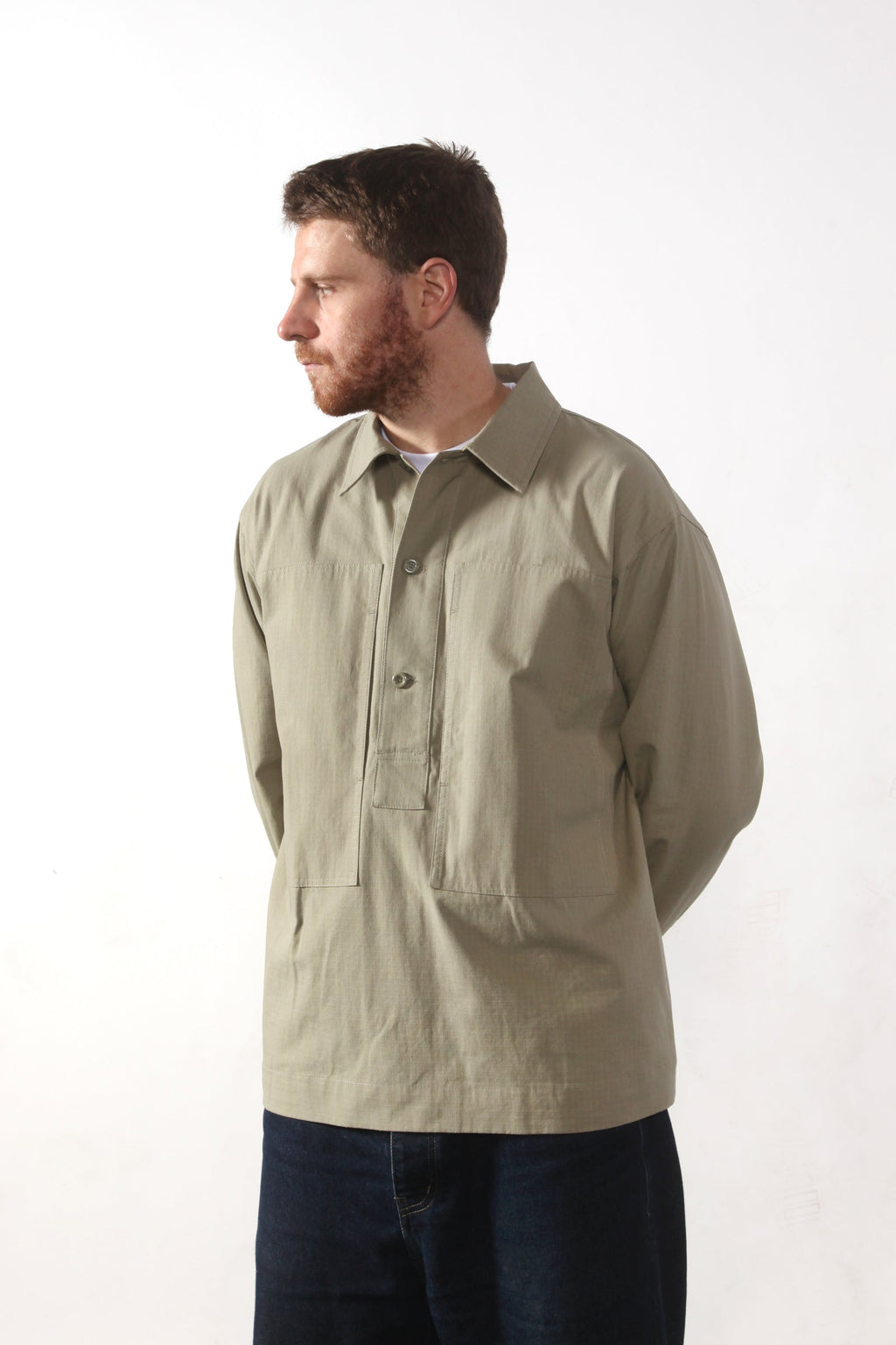 Blacksmith - Ripstop Military Popover - White