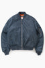 Schott N.Y.C - 90's Nylon Bomber Jacket - Navy