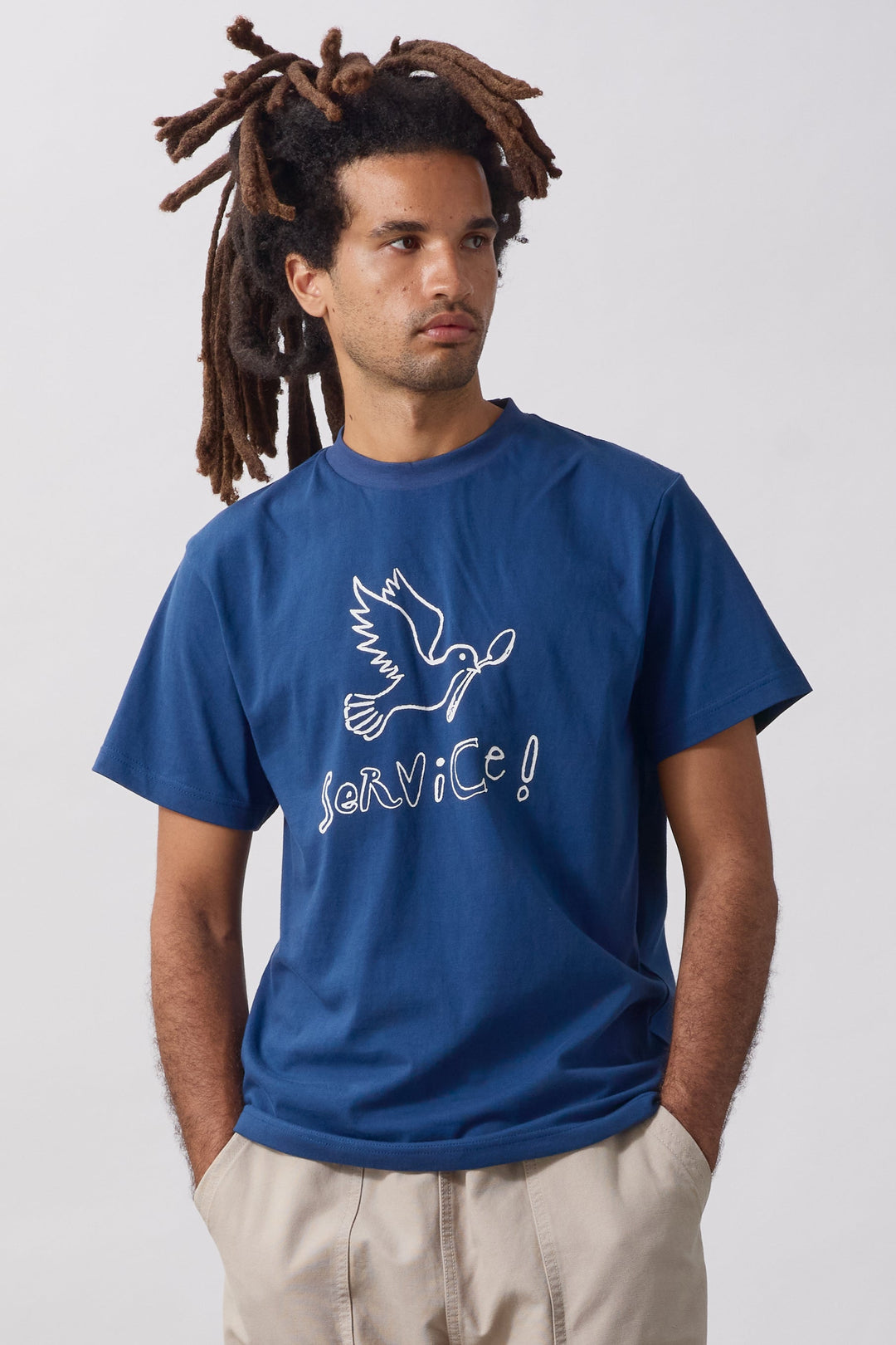 Service Works -  Dove Tee - Navy