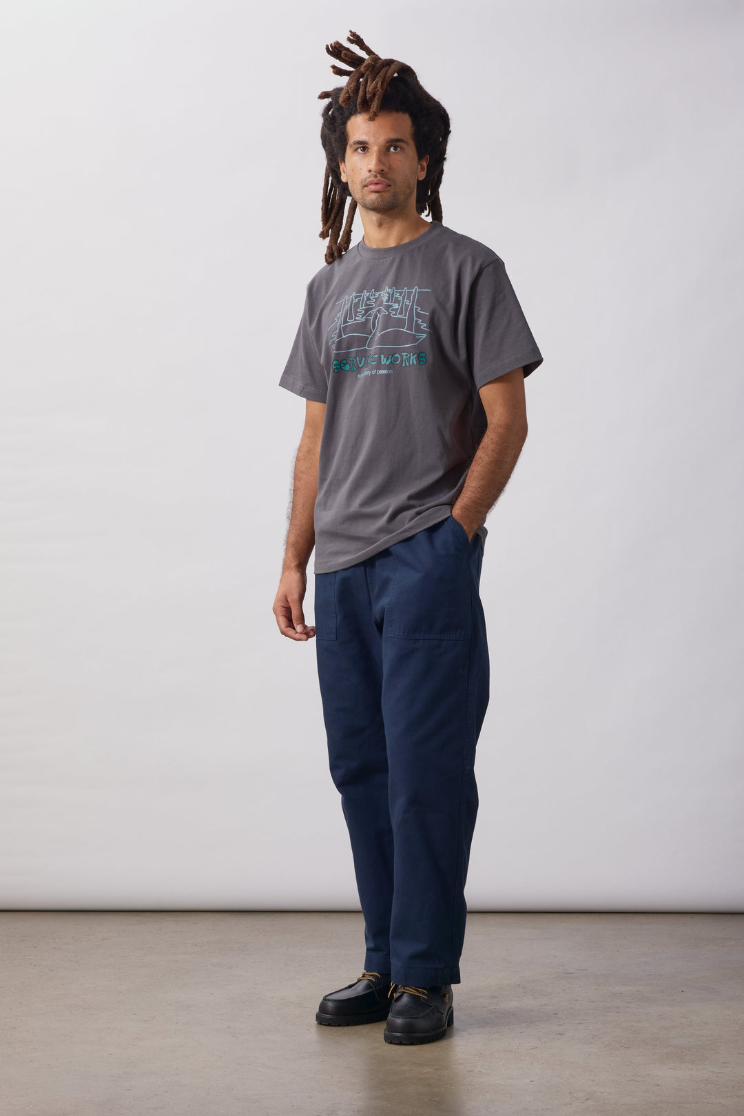 Service Works -  Symphony Tee - Charcoal