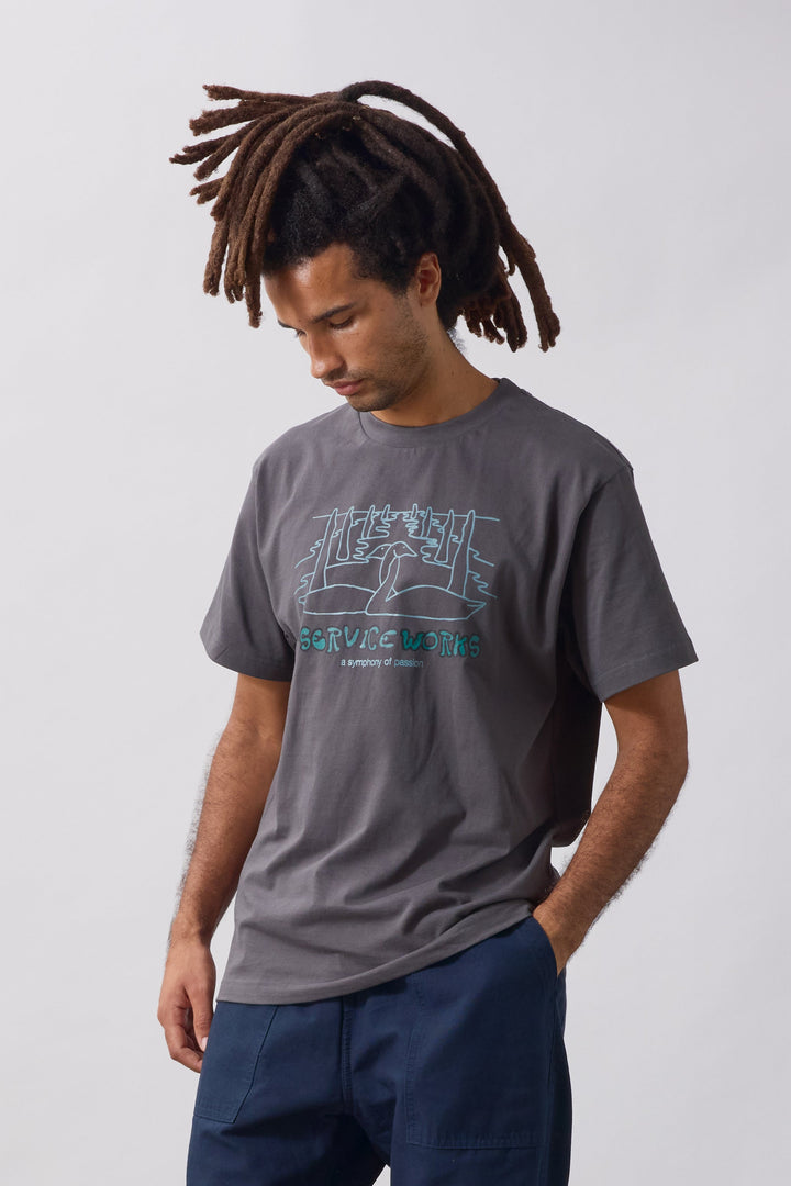 Service Works -  Symphony Tee - Charcoal