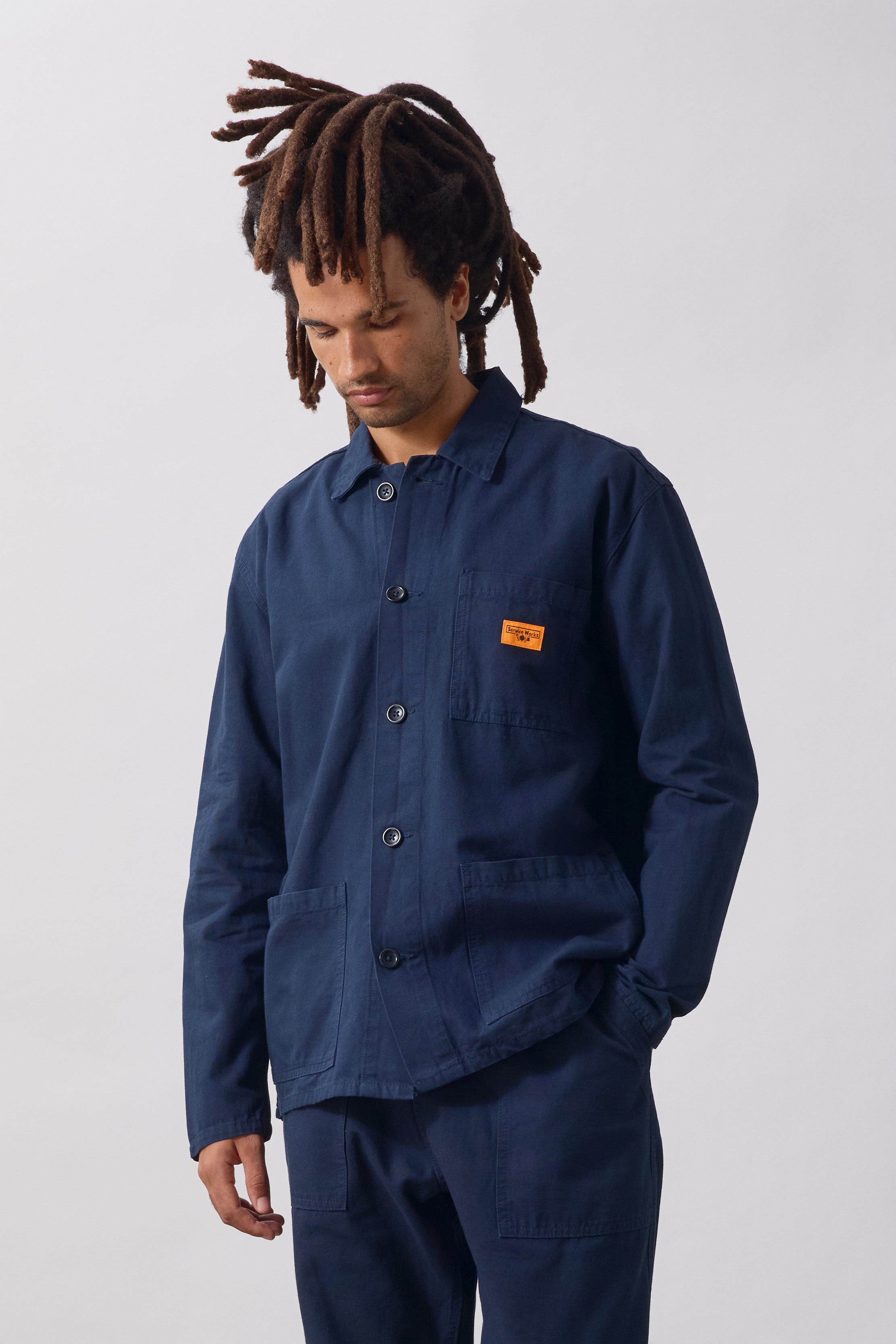 Service Works - Classic Chore Shirt - Dark Navy – Blacksmith Store
