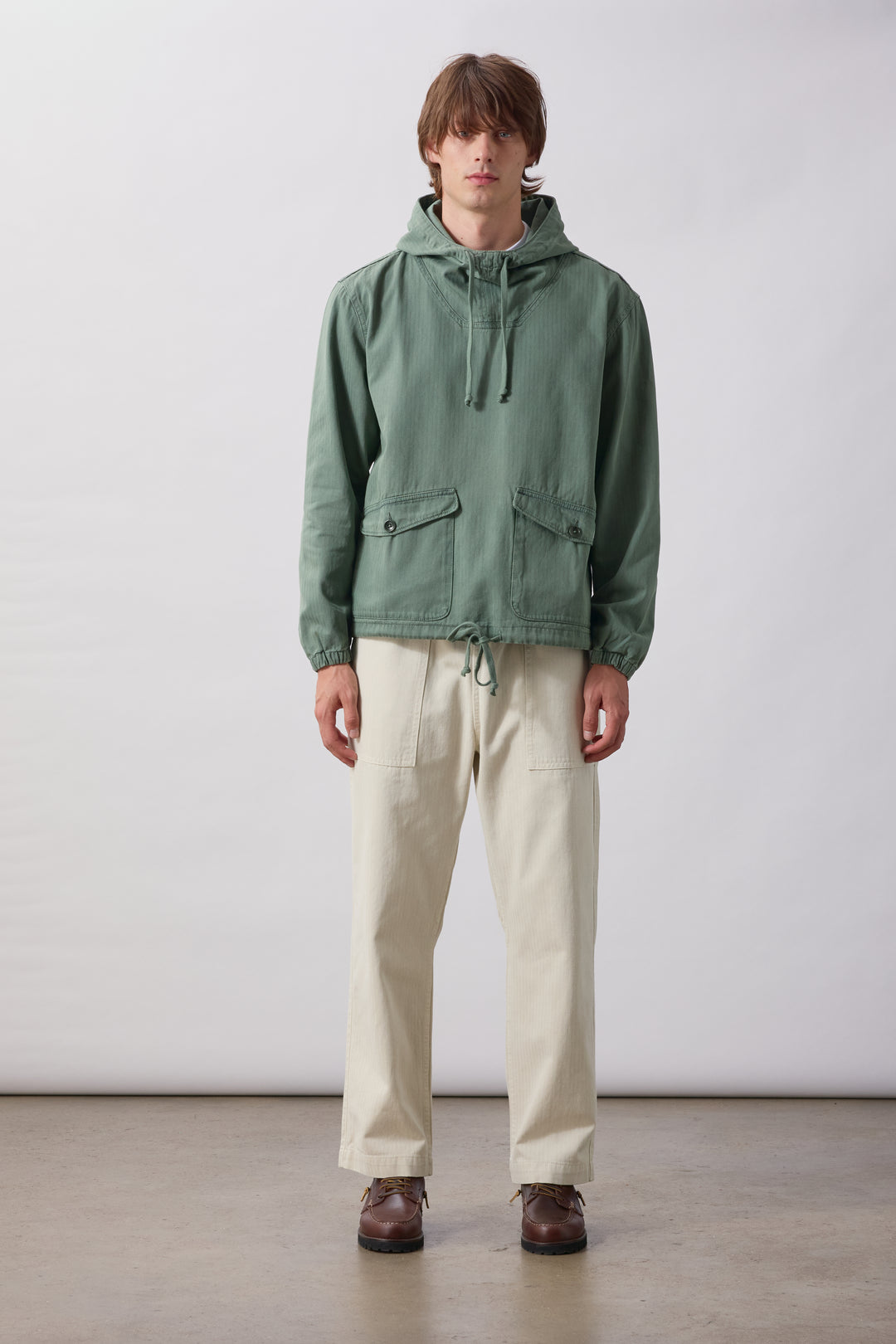 Service Works -  Pigment Herringbone Smock 2.0 - Olive