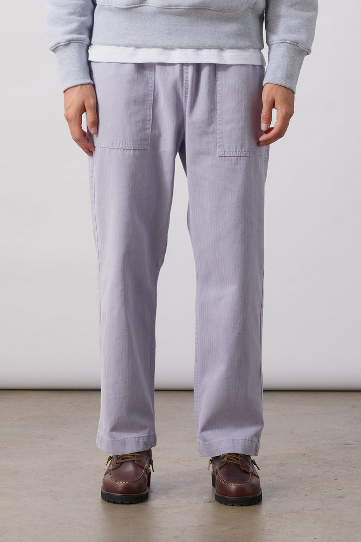 Service Works -  Pigment Herringbone Chef Pants - Lavender