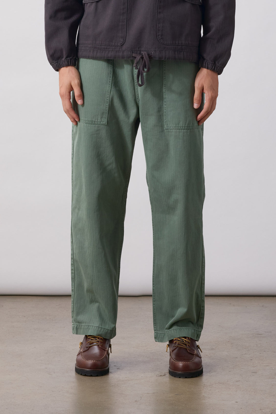Service Works - Pigment Herringbone Chef Pants - Olive