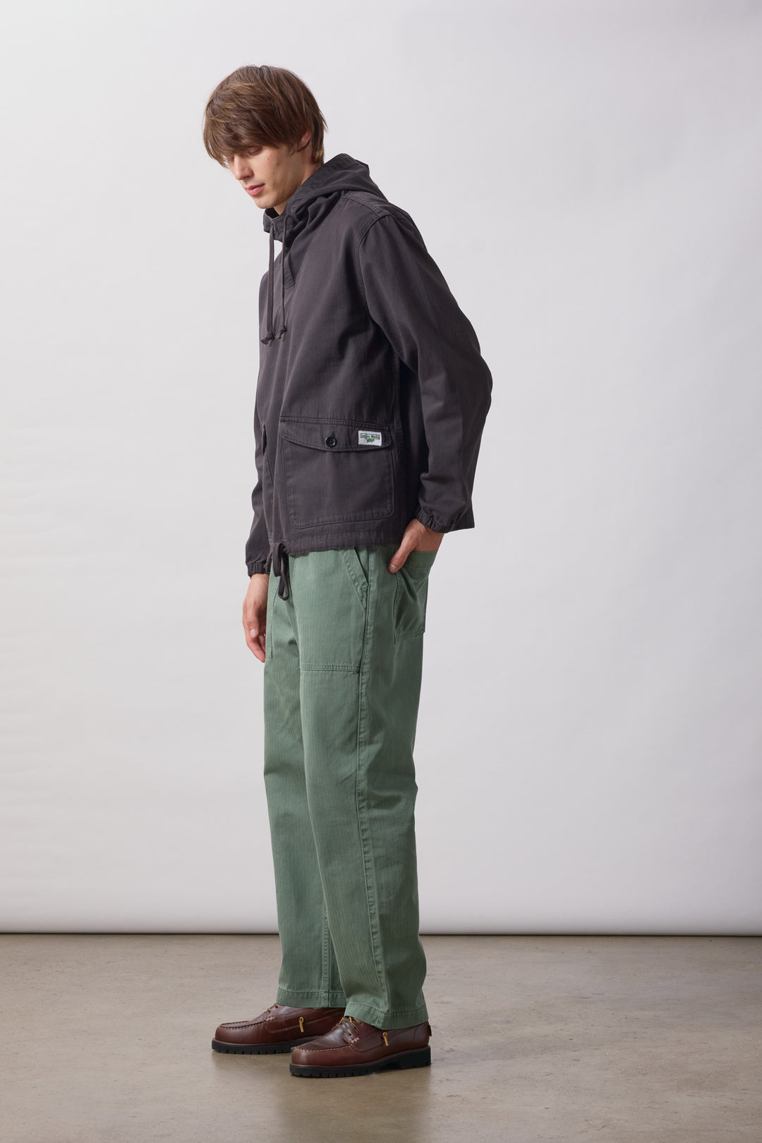 Service Works - Pigment Herringbone Chef Pants - Olive