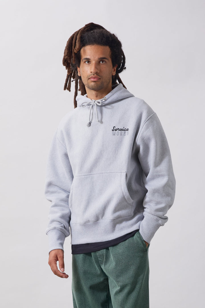 Service Works -  Eating Adventures Hoodie - Heather Grey