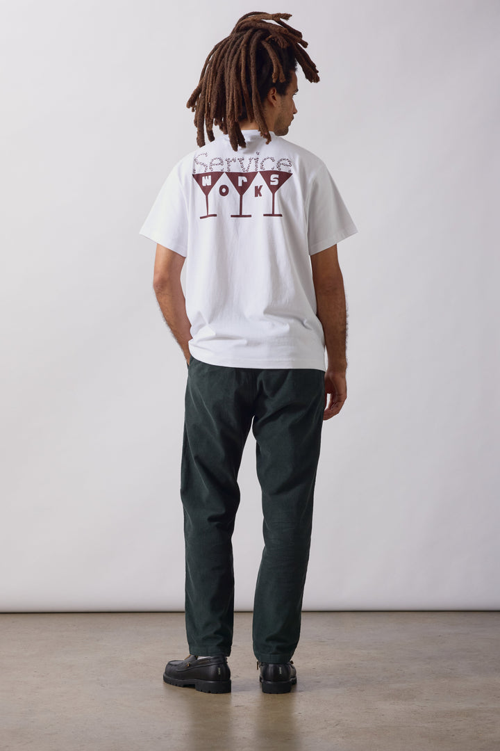 Service Works -  Martini Tee - White