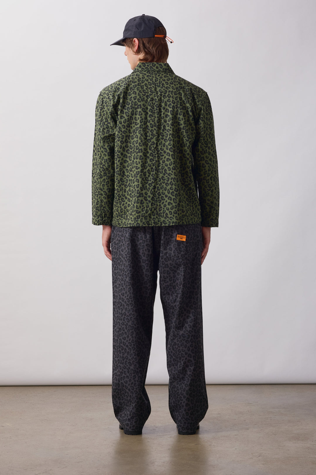 Service Works -  Patterned Easy Chef Pants - Black Leopard