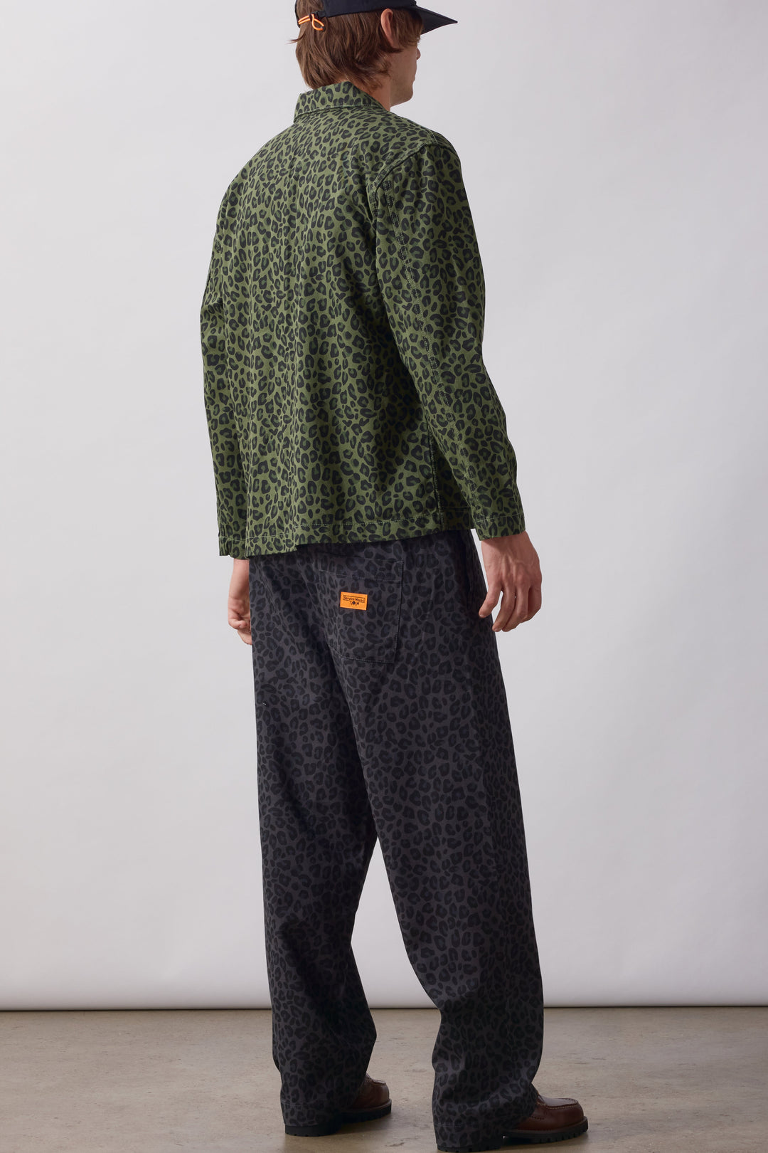 Service Works -  Patterned Easy Chef Pants - Black Leopard