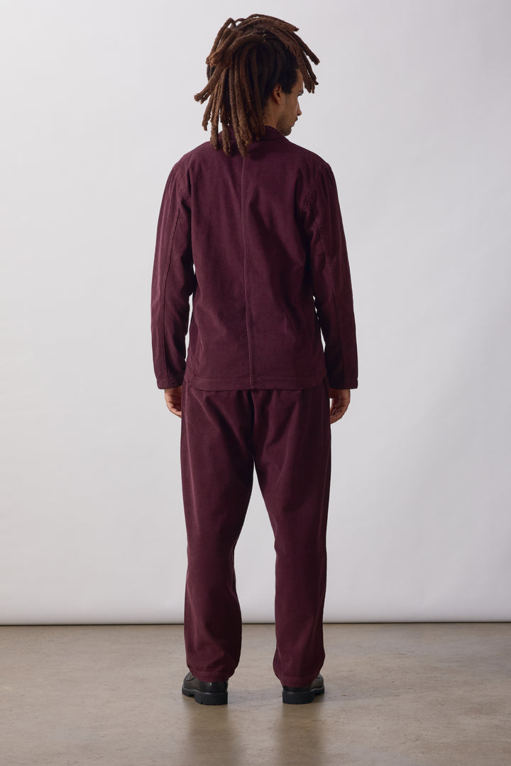 Service Works -  Fine Cord Part Timer Pant - Burgundy