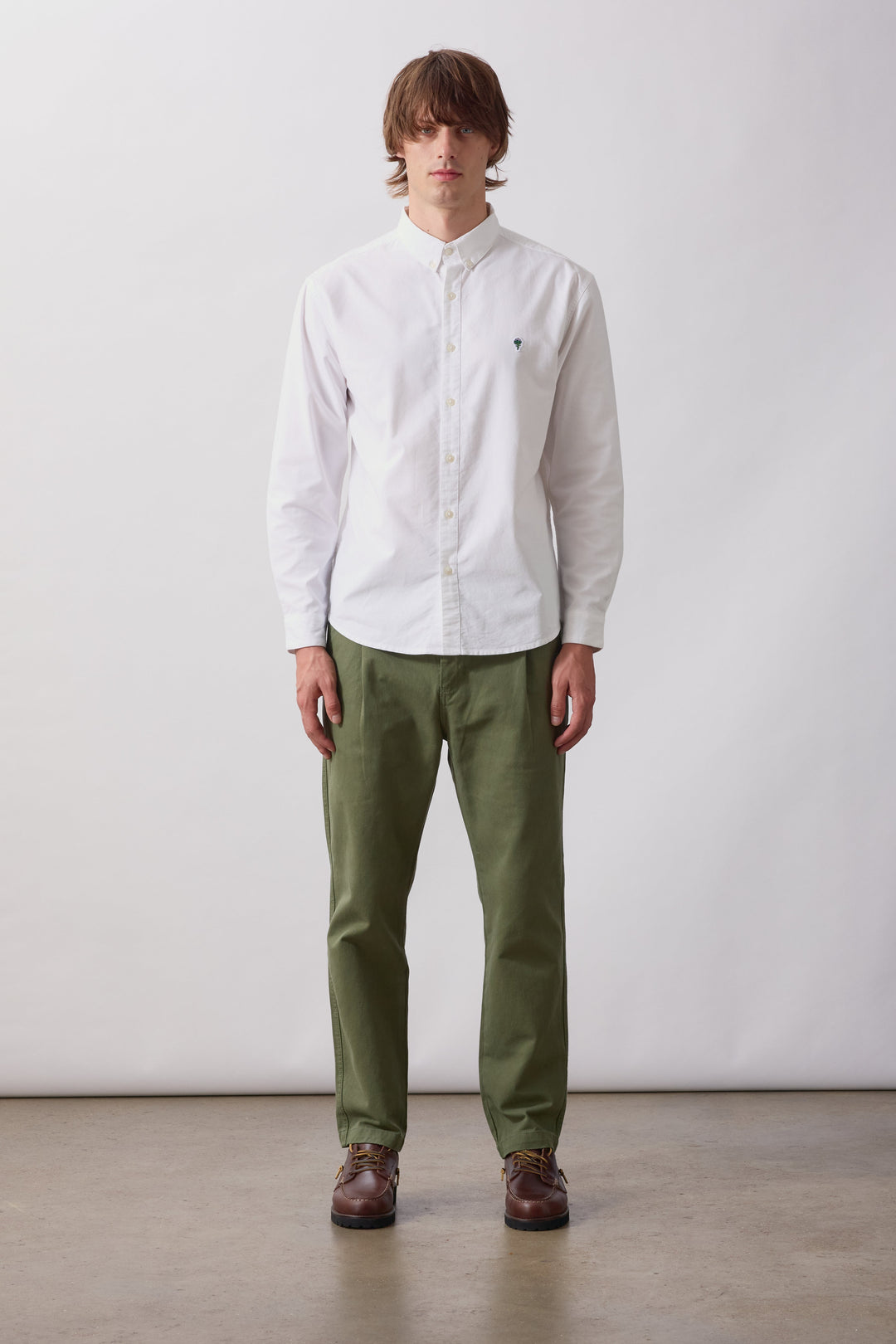 Service Works -  Artichoke Oxford Shirt - White