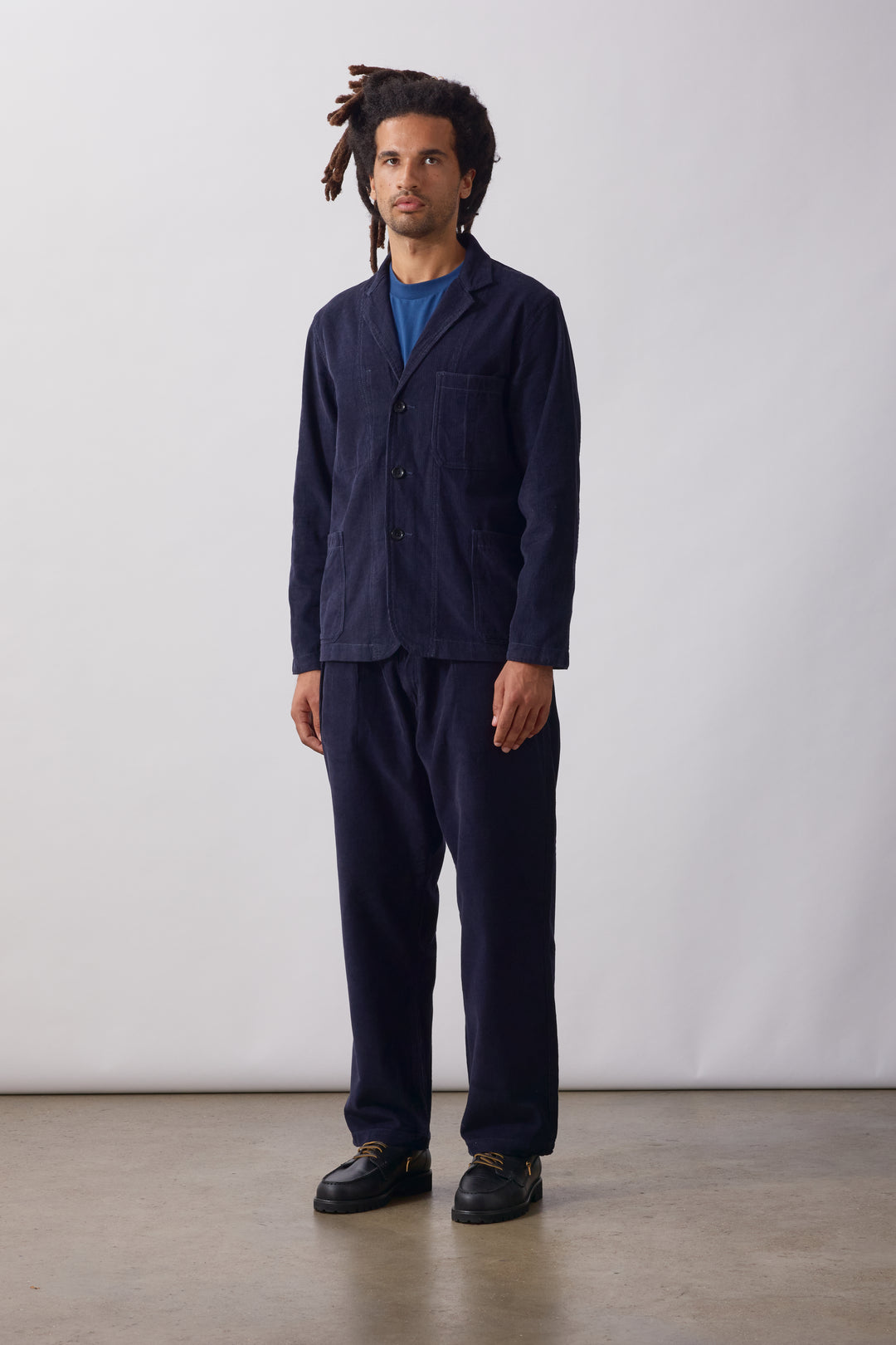 Service Works -  Fine Cord Part Timer Pant - Dark Navy