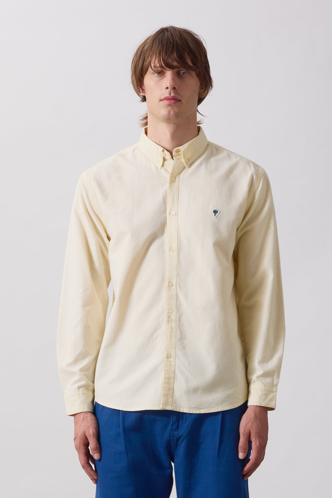 Service Works -  Artichoke Oxford Shirt - Vanilla