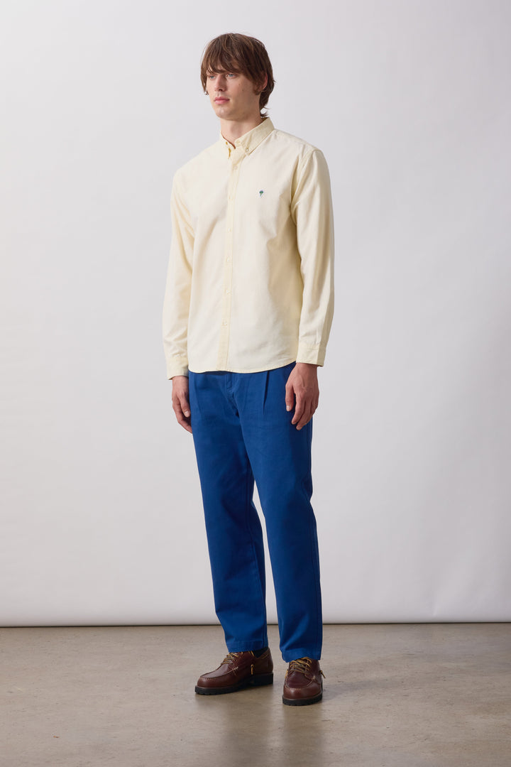 Service Works -  Artichoke Oxford Shirt - Vanilla