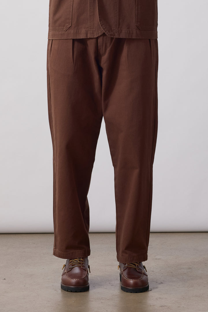 Service Works -  Twill Part Timer Pant - Brown