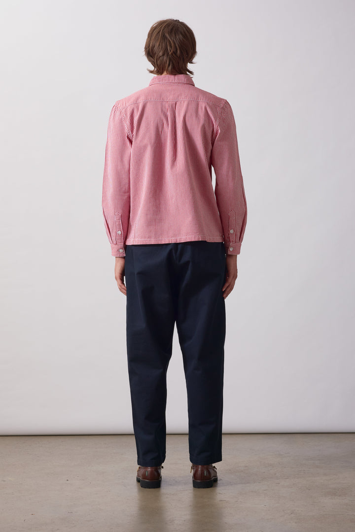 Service Works -  Gingham Waiter Shirt - Red