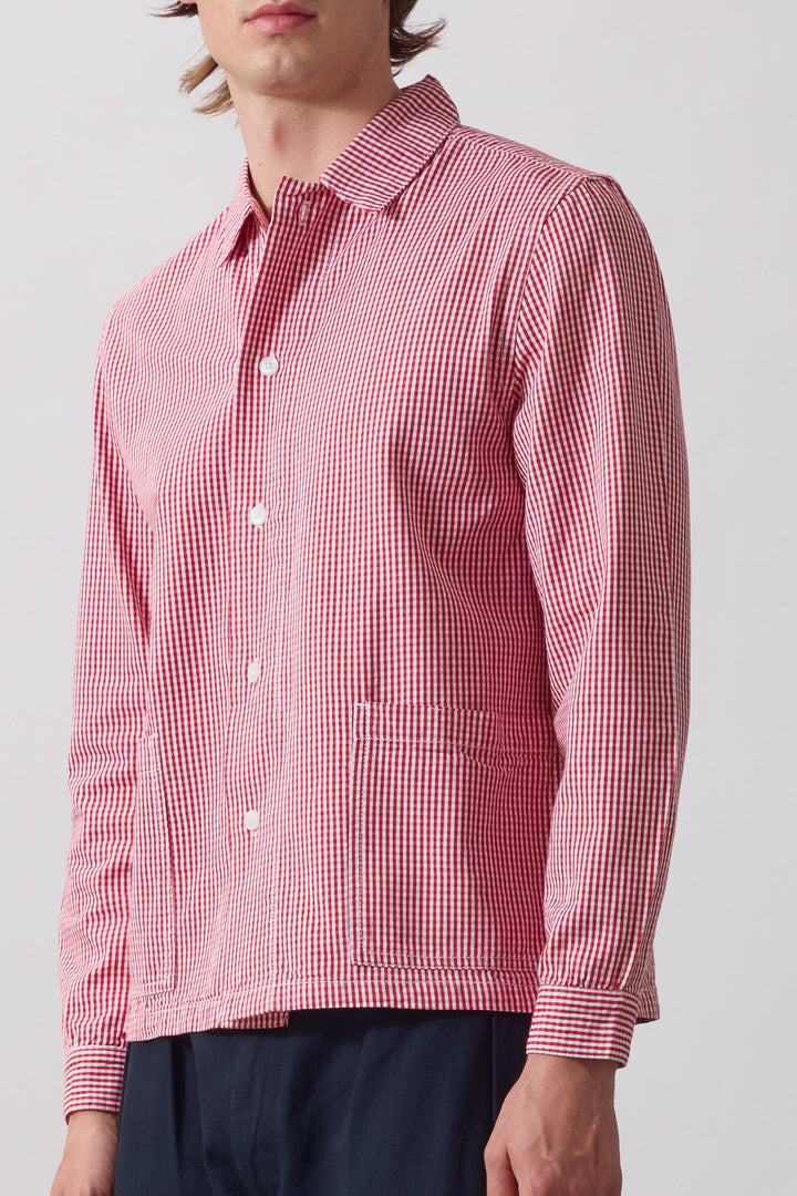 Service Works -  Gingham Waiter Shirt - Red