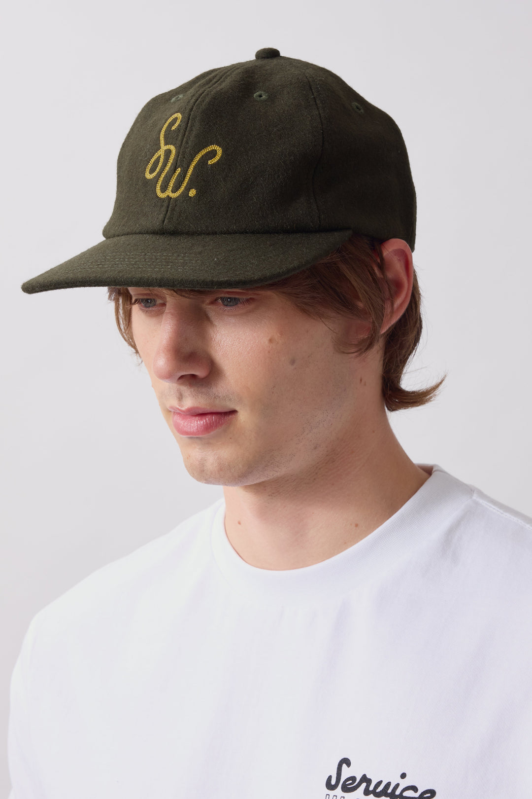 Service Works -  Monogram Cap - Dark Moss