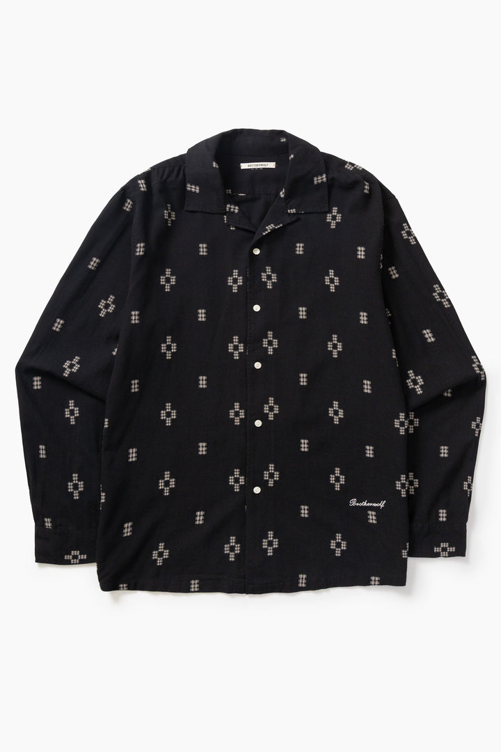 Brotherwolf - Kelp Long Sleeve Shirt - Black