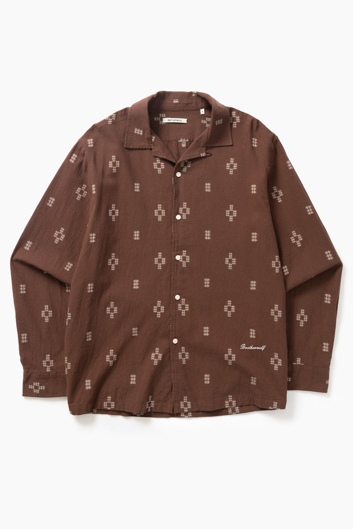 Brotherwolf - Kelp Long Sleeve Shirt - Brown