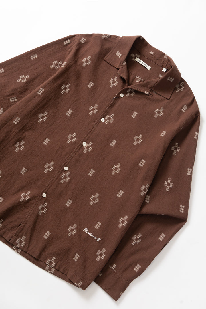 Brotherwolf - Kelp Long Sleeve Shirt - Brown