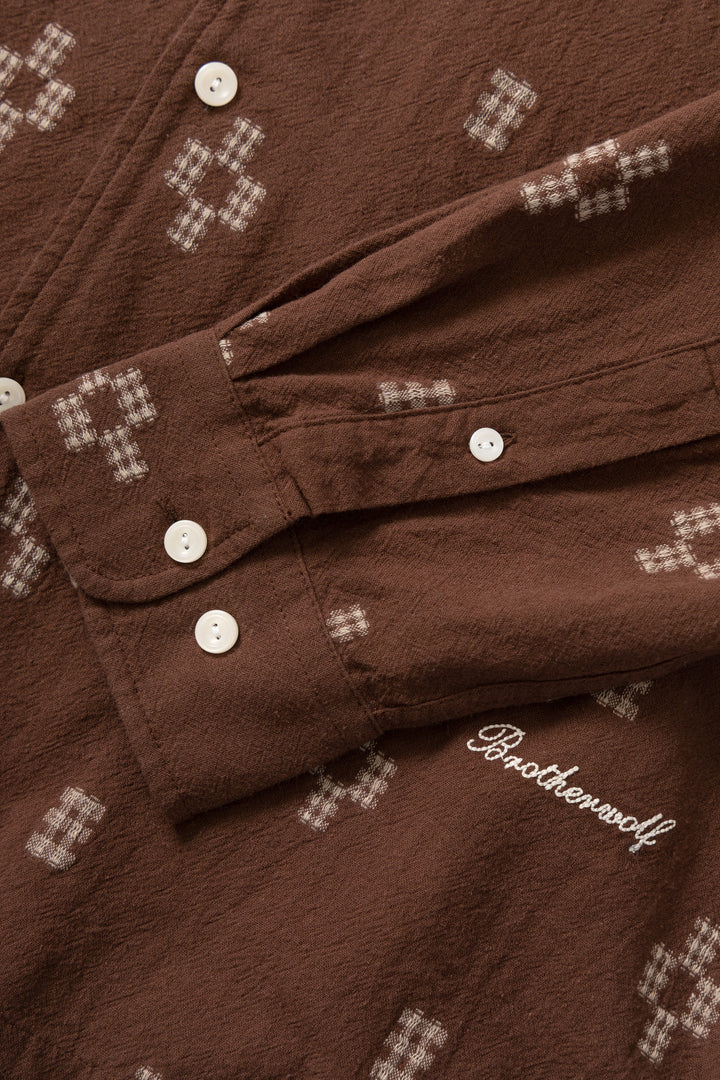 Brotherwolf - Kelp Long Sleeve Shirt - Brown