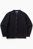 Blacksmith - Stand Collar Cardigan - Black