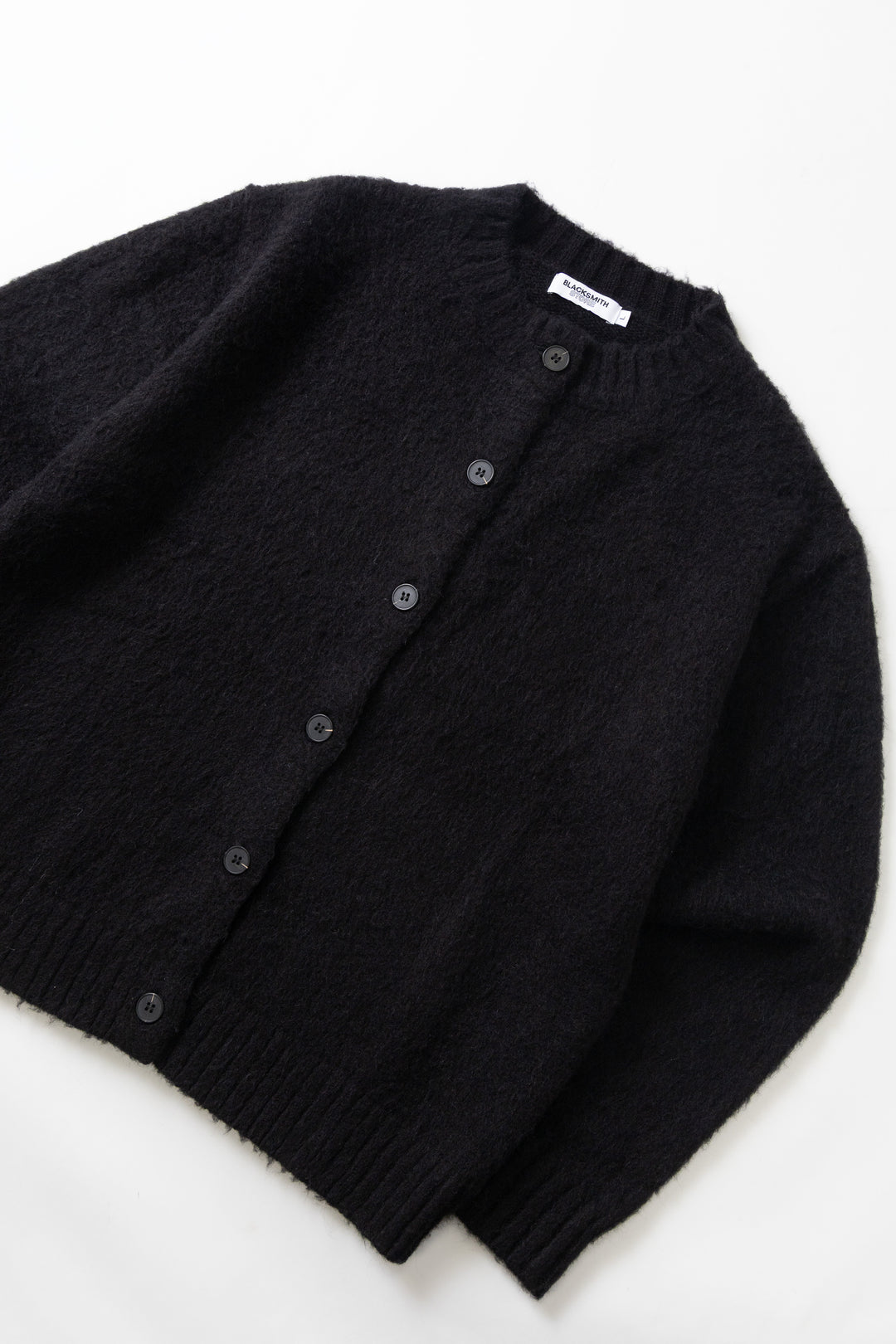 Blacksmith - Stand Collar Cardigan - Black