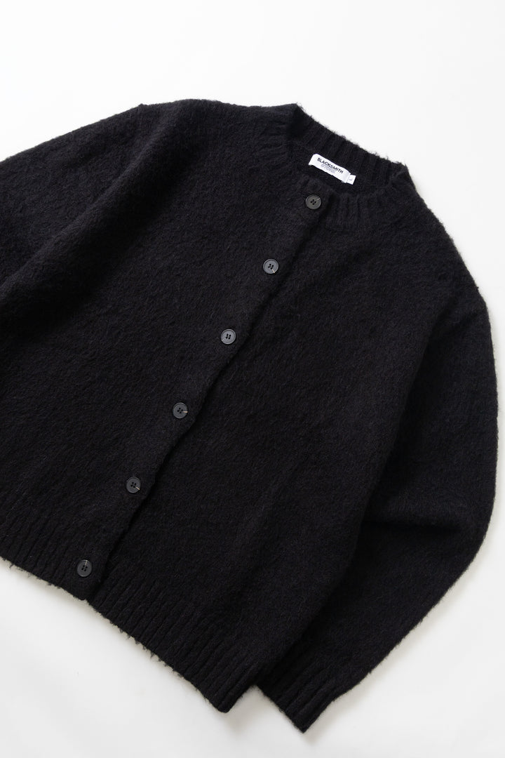 Blacksmith - Stand Collar Cardigan - Black