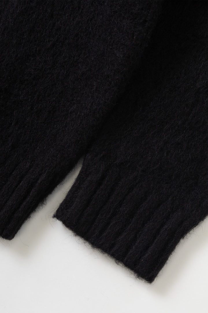 Blacksmith - Stand Collar Cardigan - Black