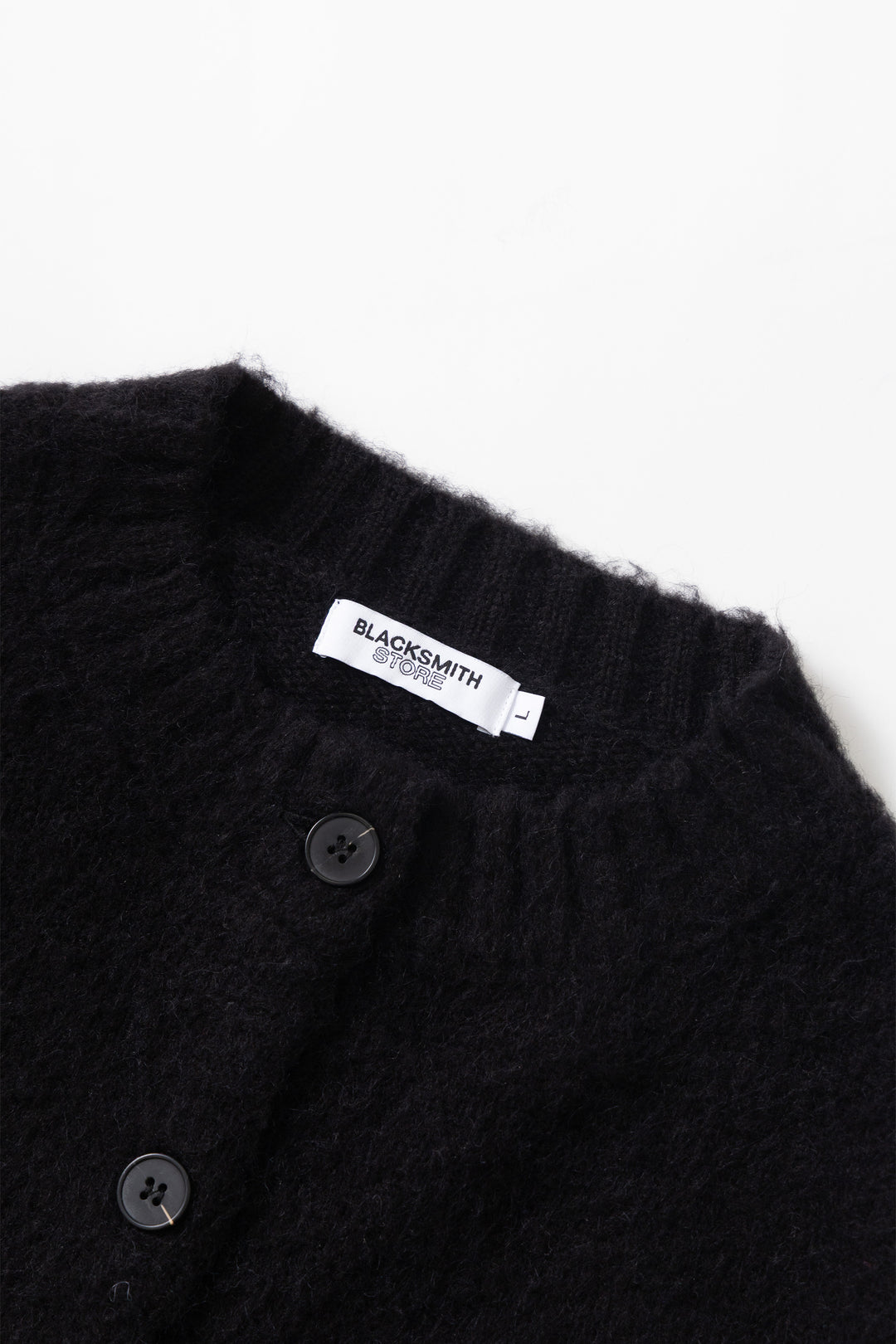 Blacksmith - Stand Collar Cardigan - Black