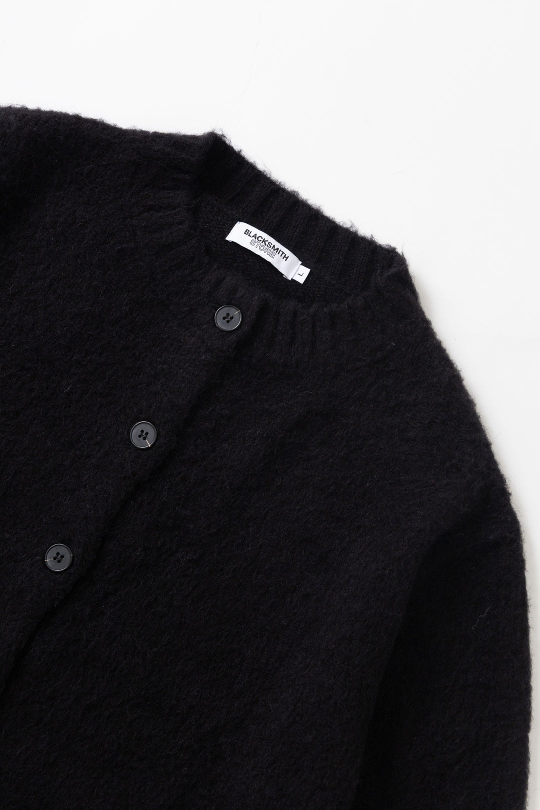 Blacksmith - Stand Collar Cardigan - Black