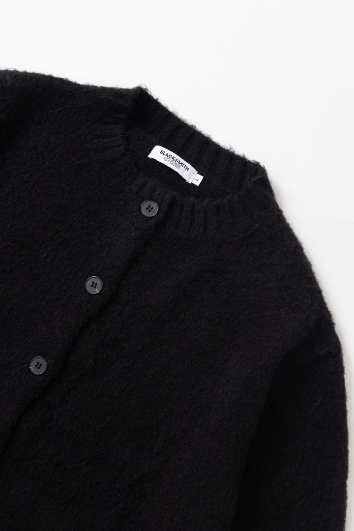 Blacksmith - Stand Collar Cardigan - Black