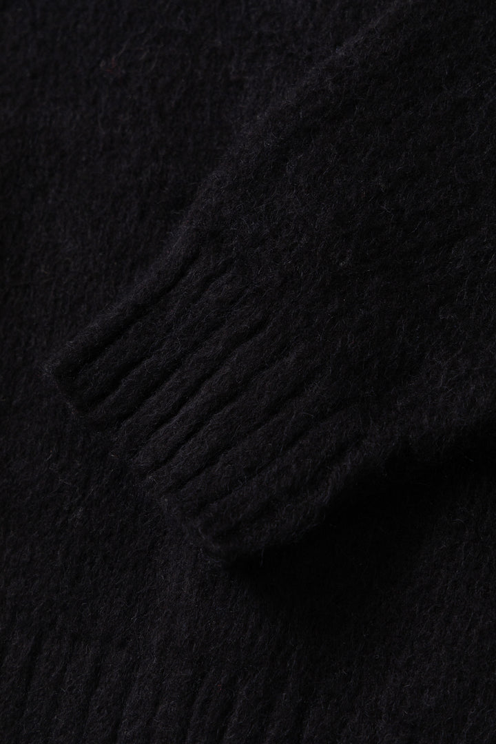Blacksmith - Stand Collar Cardigan - Black