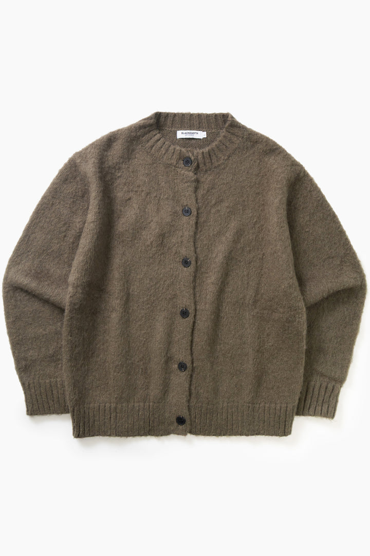 Blacksmith - Stand Collar Cardigan - Olive