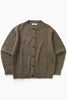 Blacksmith - Stand Collar Cardigan - Olive