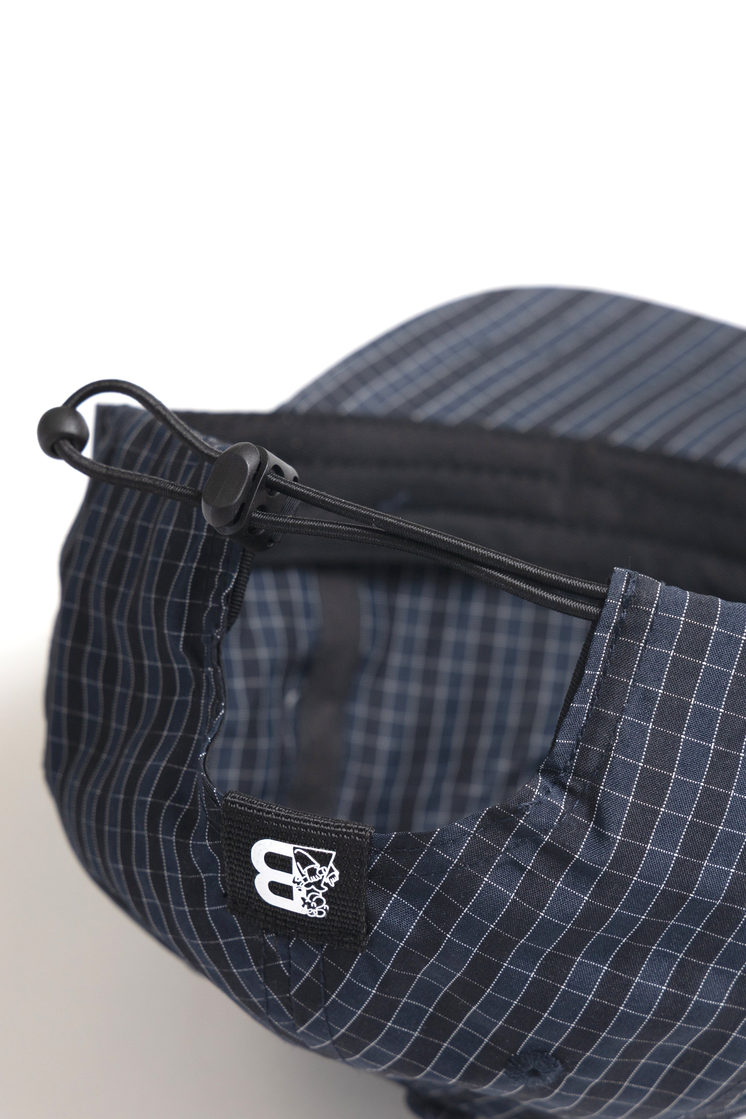 TTT gingham check logo cap（NAVY） Gingham Check Cap - Ametsuchi