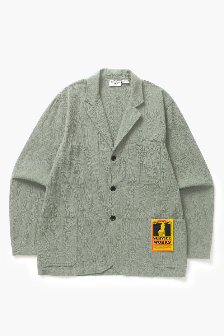 Service Works - Seersucker Server Suit Jacket - Sage