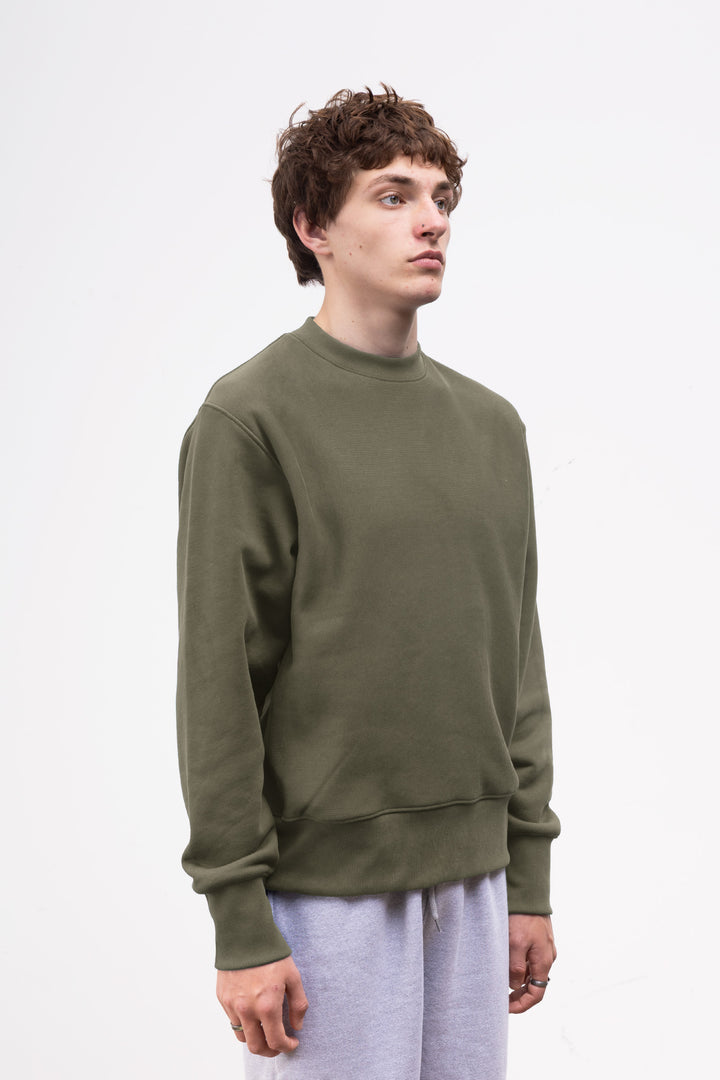 Power Goods - Super Weight Crewneck - Dark Olive