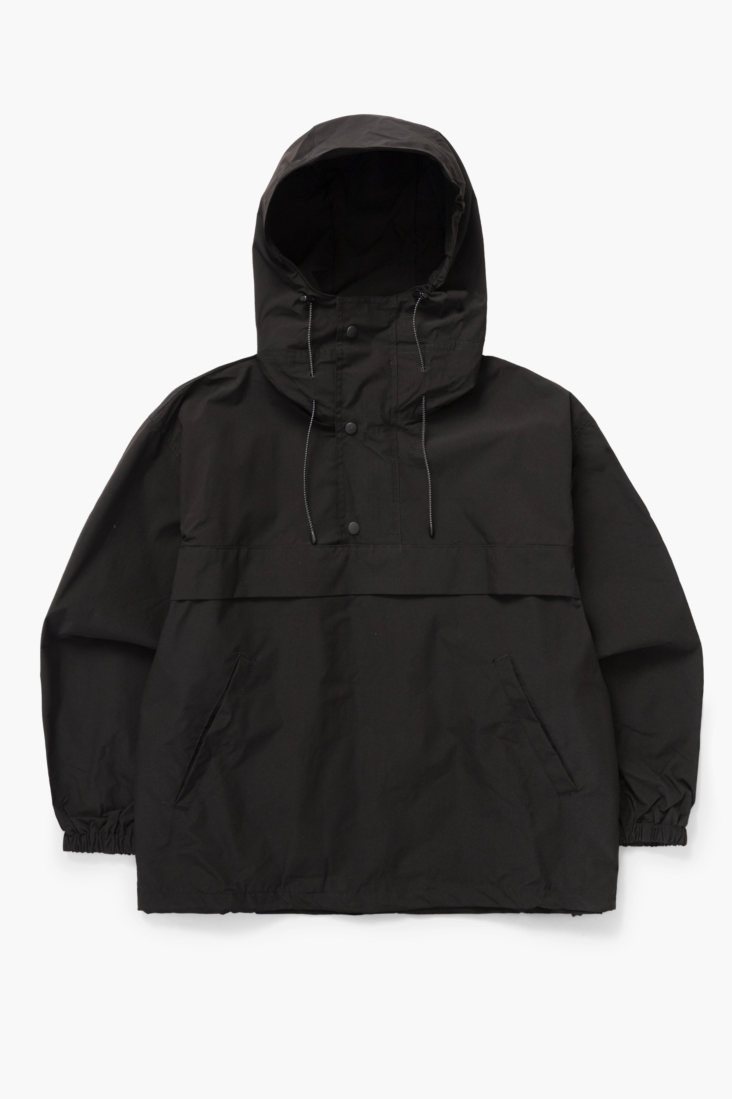 TRS - Hooded Smock Jacket - Black – Blacksmith Store