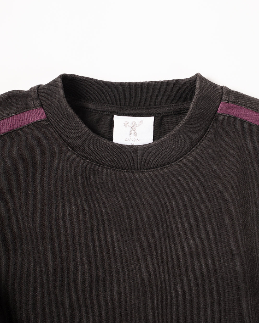 Candice - Racer Long Sleeve Tee - Black