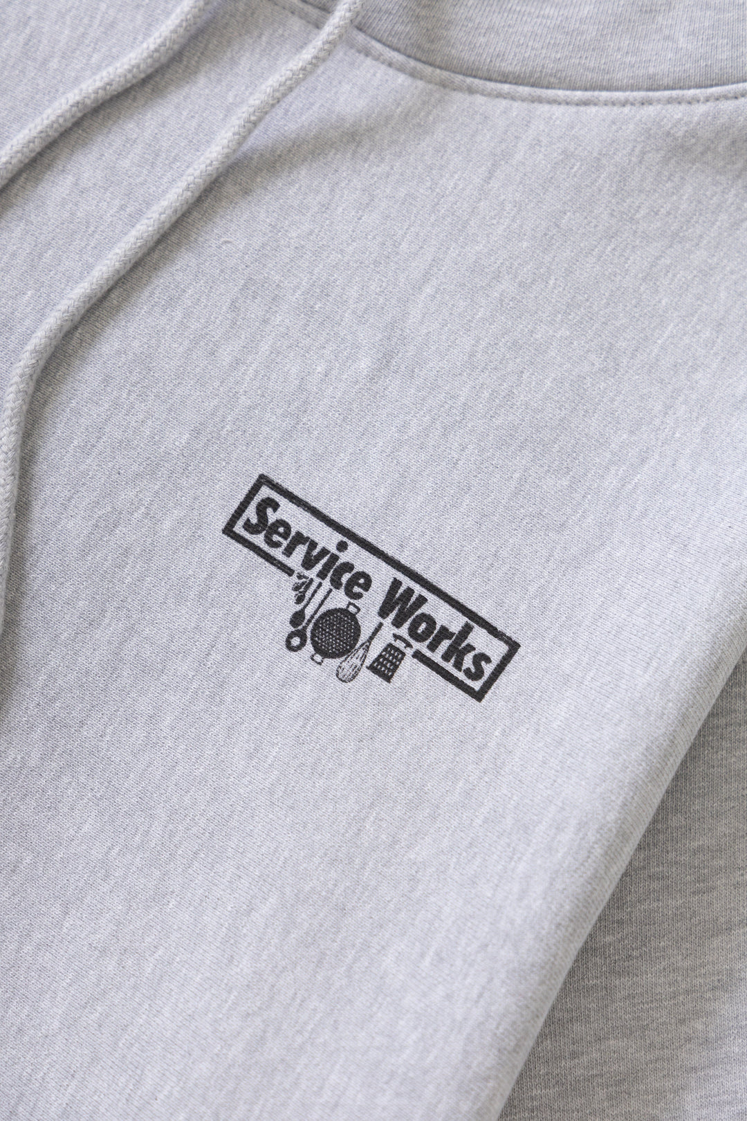Service Works - Heavyweight Trademark Hoodie - Heather Grey