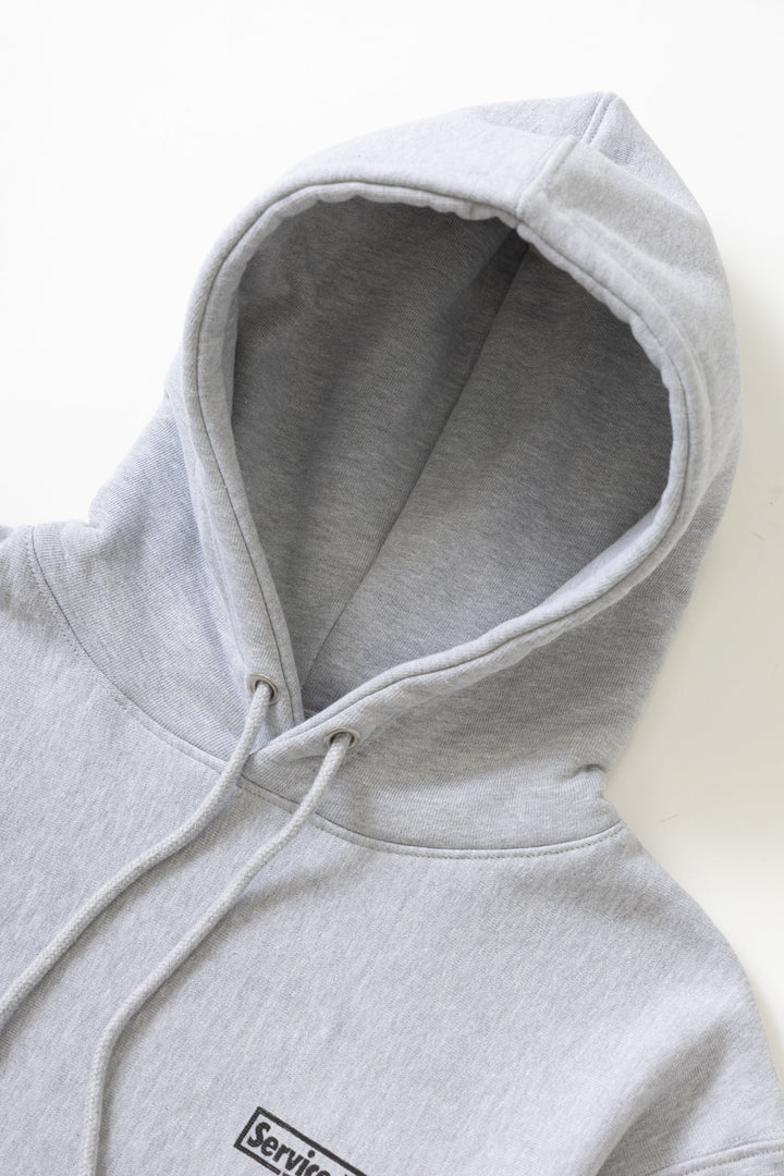 Service Works - Heavyweight Trademark Hoodie - Heather Grey