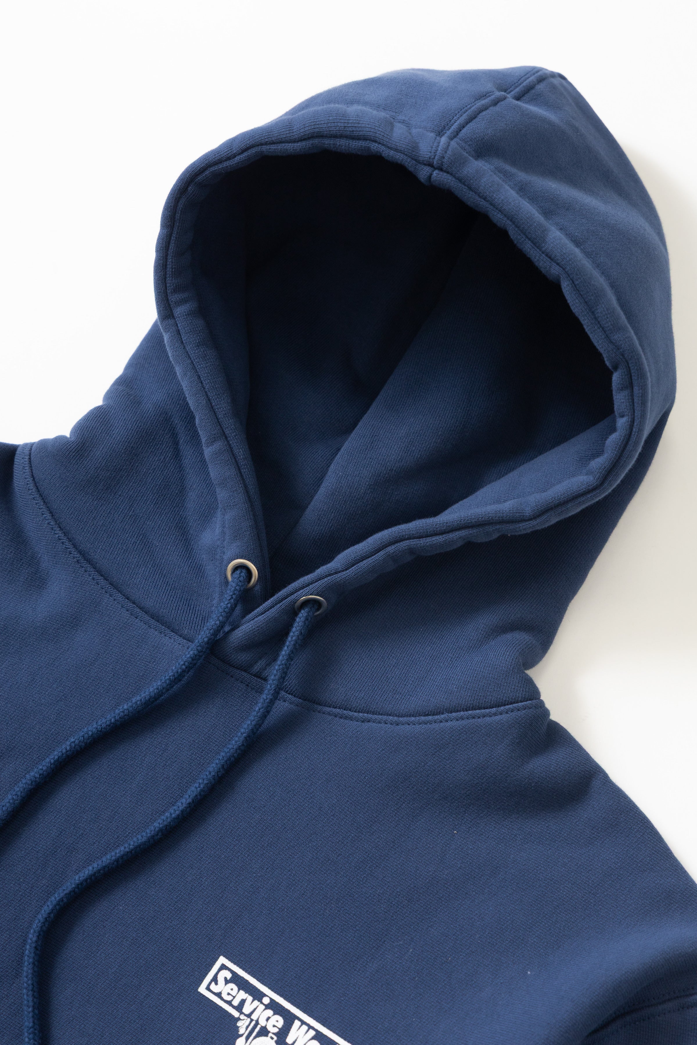Service Works - Heavyweight Trademark Hoodie - Navy – Blacksmith Store