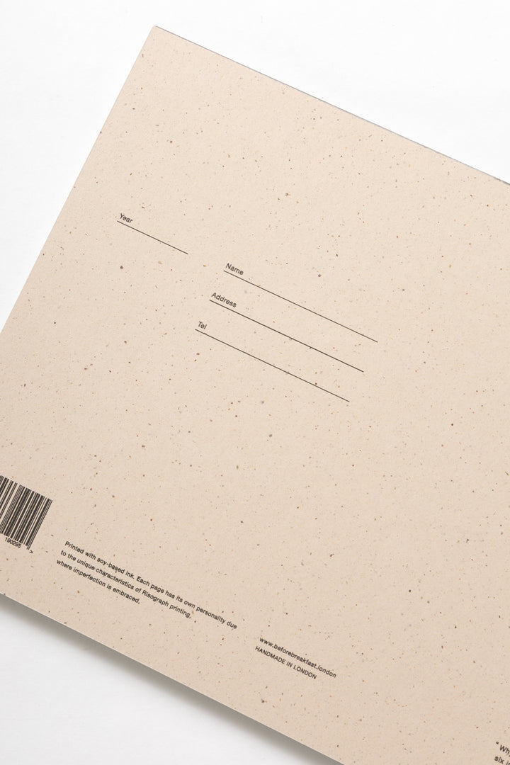 Before Breakfast - Desktop Notepad - Pale Blue