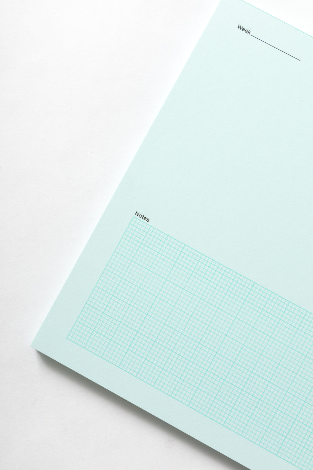 Before Breakfast - Desktop Notepad - Pale Blue